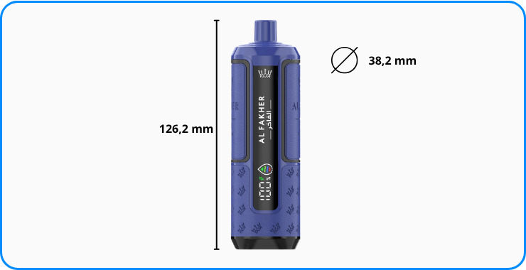 Dimensions de la puff Hyper Max 30K