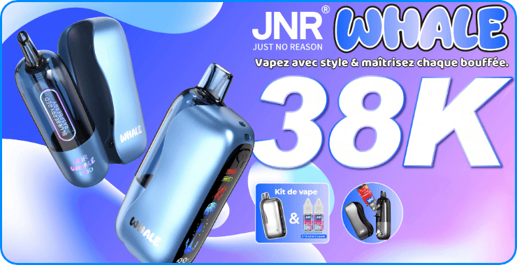 Pr&eacute;sentation de la puff Whale 38K de JNR