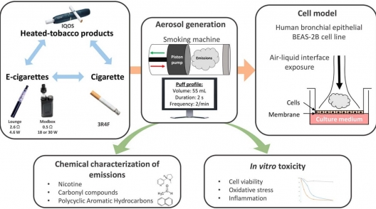 processo utilizzato per condurre lo studio di benchmarking sulle sigarette elettroniche