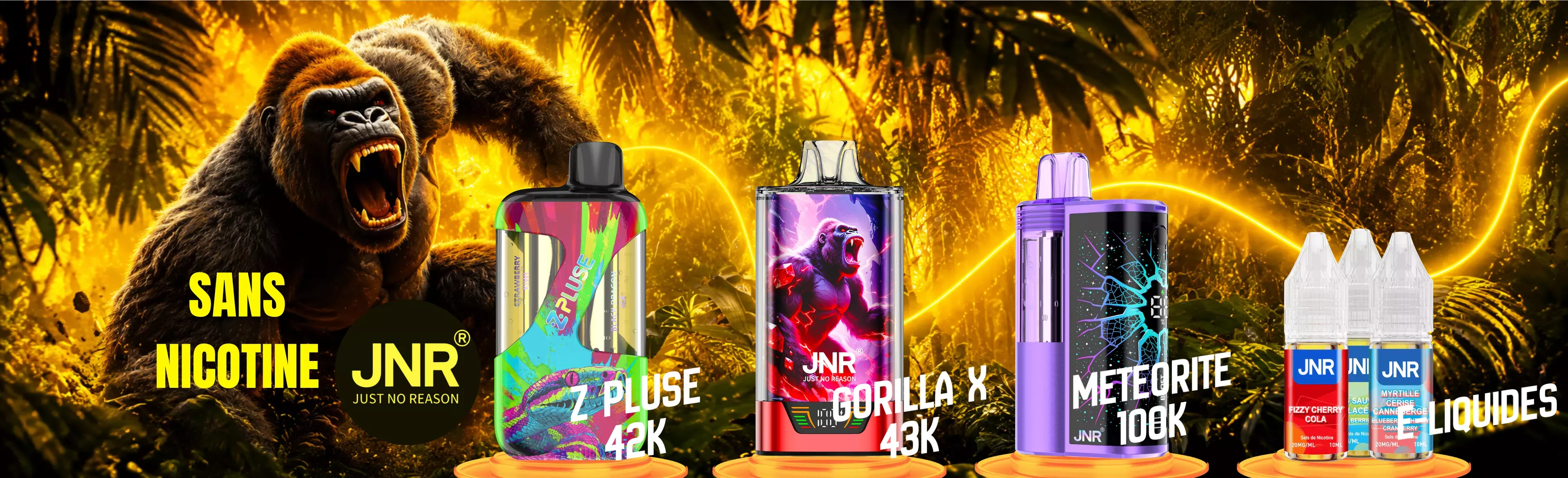 E-liquides JNR 00mg sans nicotine - nouveaut&eacute; disponible sur E-Garette